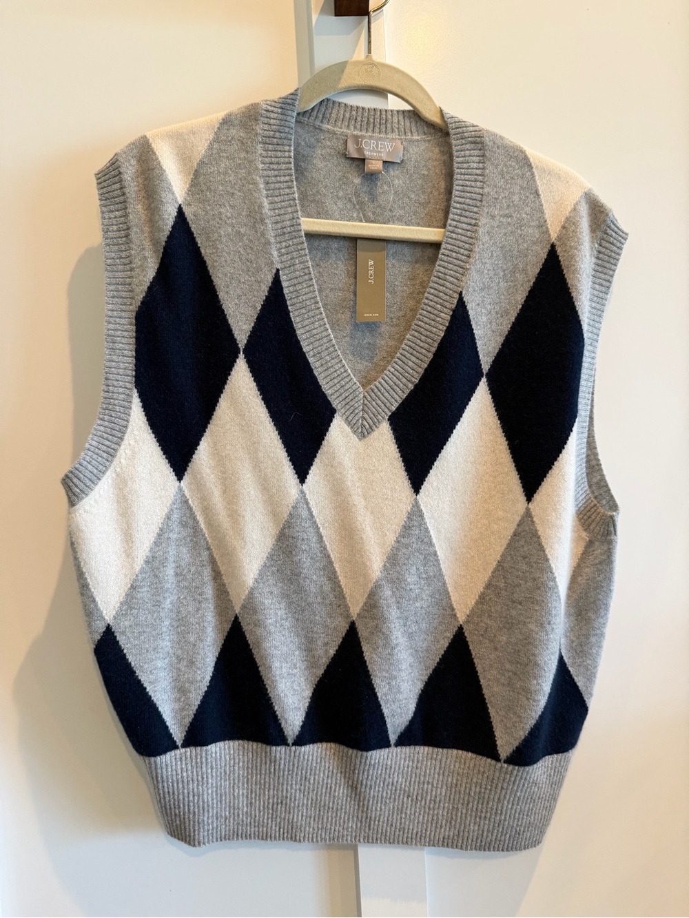 J.Crew Gray Cashmere Crewneck Sweater - Soft Knit